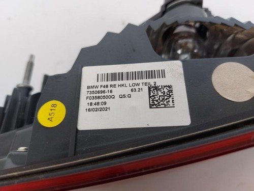 63217350696 piloto trasero derecho para BMW X1 (F48) 1.5D B37C15A K3163-99124 - Imagen 5 de 10