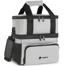 Lunch Bag, Lunch Box for Men, Double Deck Insulated Lunch Bag Women, Leakproo...