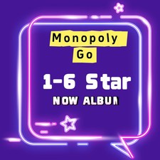 POSH PETS 1  - 6  Stickers Monopoly Go All sticker 24/7 -Fast Delivery