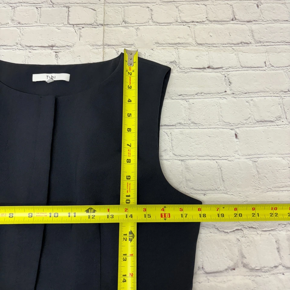 Chaleco Top Mujer Tibi Talla 12 Negro Poliéster D019-15 Foto 4 de 4