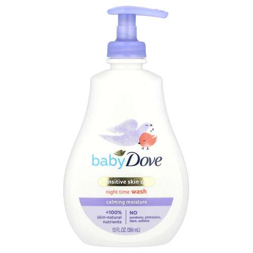 Baby, Sensitive Skin Care, Night Time Wash, Calming Moisture, 13 fl oz (384 ml)