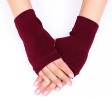 Typing Gloves Women Fingerless Knit Winter Warm Stretch Soft Gloves. Free Shippi