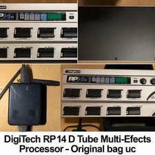 DigiTech RP14D Tube Multi-Effects. Original owner,  PSU, & Bag – Works Great!