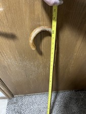 Wooden Walking Stick W Wood Handle : All One Piece