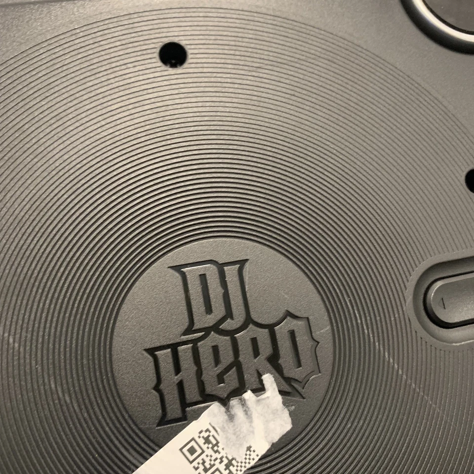 Dj Hero Xbox 360 Wireless Turntable Controller Works Great Missing Battery Cover - Image 3 of 4