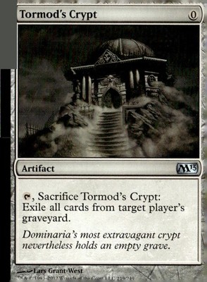 Magic 2013 (M13) #219 Tormod's Crypt