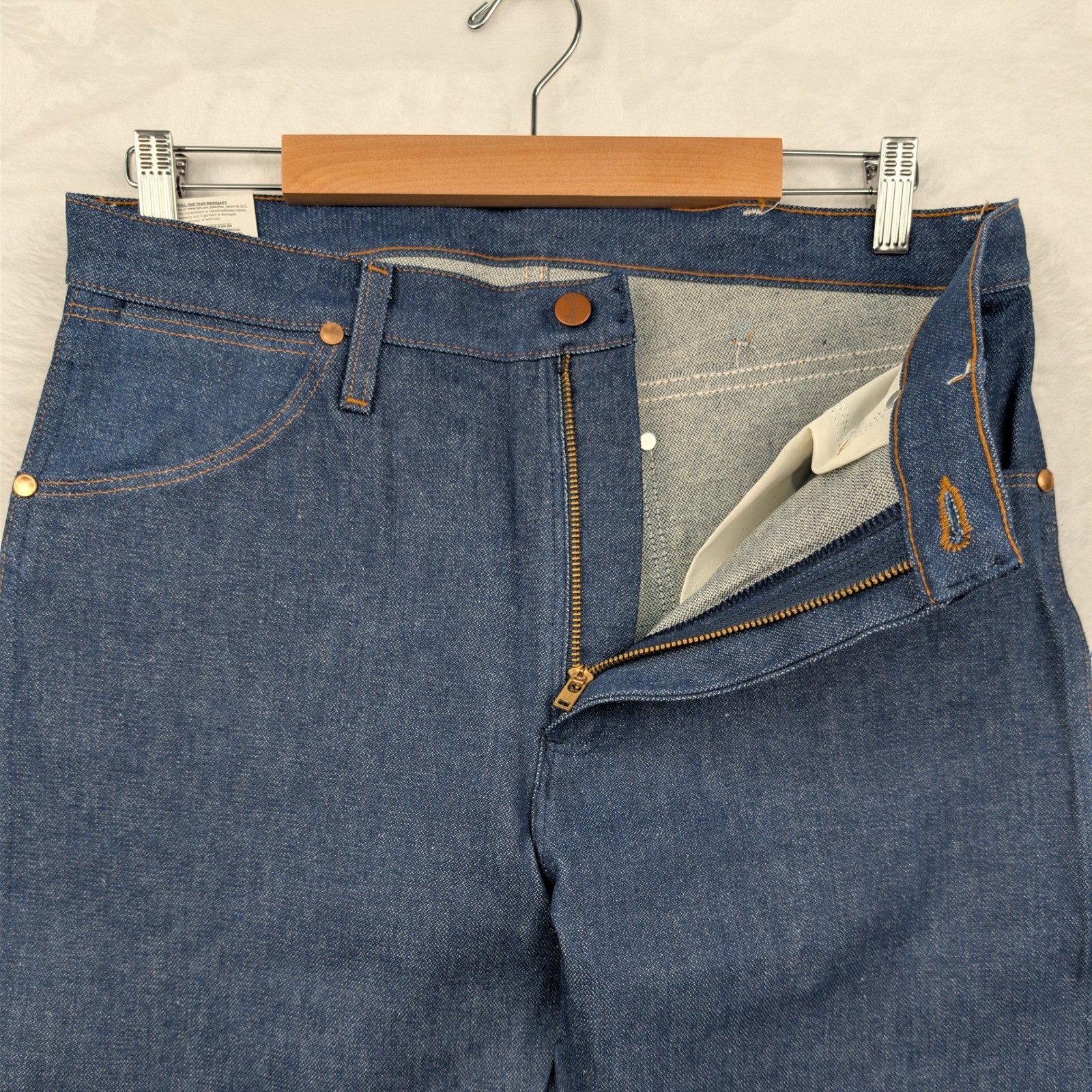 Mens 34x30 Blue Cowboy Cut  Denim Pro Rodeo Western Y2k