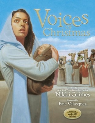 VOICES OF CHRISTMAS By Nikki Grimes & Eric Velasquez - Hardcover **BRAND NEW**