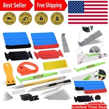 Professional Car Wrapping & Tinting Tool Kit – Durable Plastic for All Vehicles