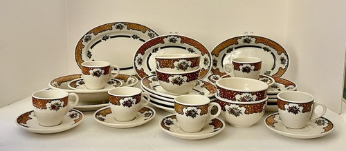 Lamberton Scammell Chalfonte Haddon Hall Restaurant Geschirr 29-teiliges Set Wanamaker Vintage