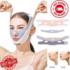 Face Slimming Bandage V Line Face Shaper Double Chin Reducer Face Lifting Belt A