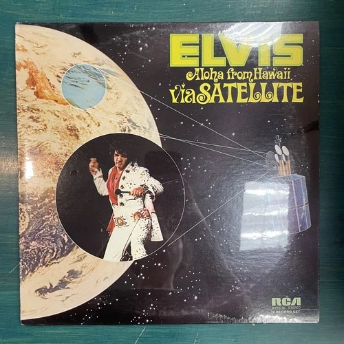 SEALED! Elvis  Aloha From Hawaii Via Satellite 2XLP! RCA Victor R 213736 Vintage
