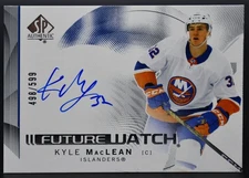 2024-25 SP Authentic Kyle MacLean 127 New York Islanders RC Auto 498/599