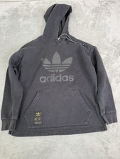 Adidas Originals Trefoil Logo Hoodie Women  s Size Small Black