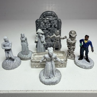 7 Miniature metal models from Dracula's collection Leading Edge Games  AD&D Evil