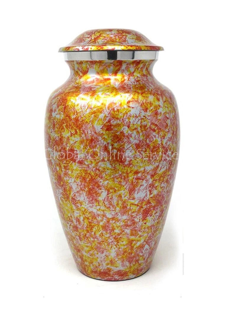 Classic Garden Floral Aluminium Made Cremation Urn For Human Ashes
Opens in a new window or tab