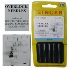 Aghi per macchina da cucire Singer Taglia e Cuci Overlock 14SH 644 654 5PZ 80 90
