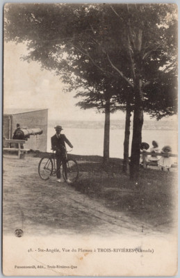Ste Angele Vue du Plateau Trois-Rivieres Quebec QC Desrosiers 1920 Postcard H72