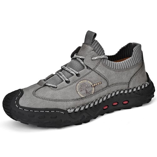 Handgefertigte Herren Freizeitschuhe Atmungsaktiv Rutschfest Turnschuhe Gummi Flach Outdoorschuh - Bild 3 von 20