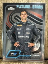 2024 Topps Chrome Formula 1 Juan Manuel Correa #34 Future Stars Dams Lucas Oil