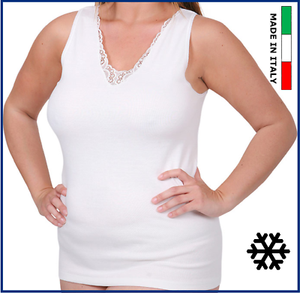 canottiera larga donna