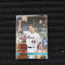 2021 Stadium Club Chrome Base 1991 Design Variation #167 Jacob deGrom