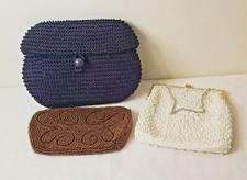 Lot Of 3 Vintage Beaded Purses...Debbie, Ernest , Josef