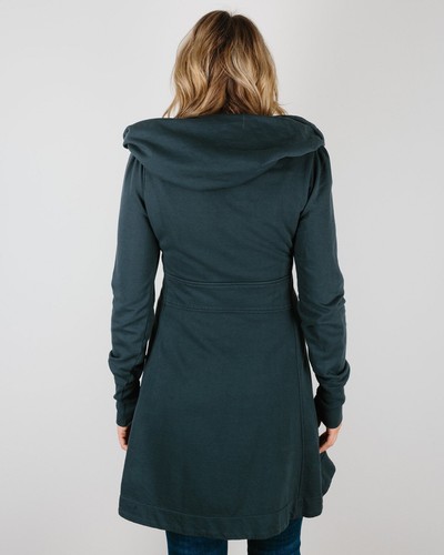 Precio de venta sugerido por el fabricante $318 Prairie Underground sudadera con capucha de capa larga en color carbón talla pequeña - Imagen 2 de 15