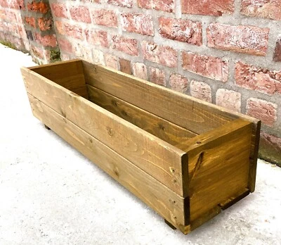 RUDDINGS WOOD Garden Planters Large Wooden Raised Beds Rectangular Boxes Fully Assembled