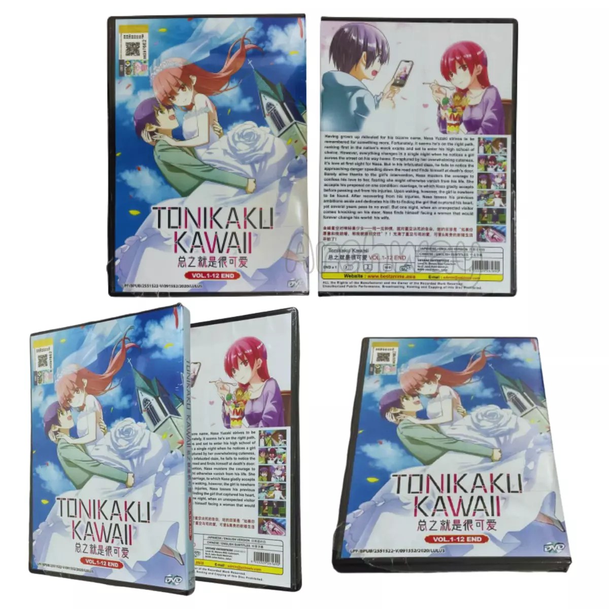 DVD ANIME TONIKAKU KAWAII SEASON 2 VOL.1-12 END REGION ALL ENGLISH DUBBED