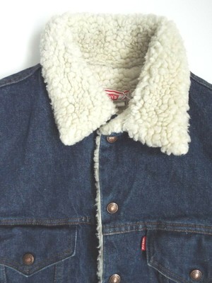 levi jacket with fur collar