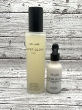 TAN-LUXE SUPER GLOW BODY SELF-TAN LOTION 5.07OZ 1.69OZ SELF-TAN SERUM SPF 30