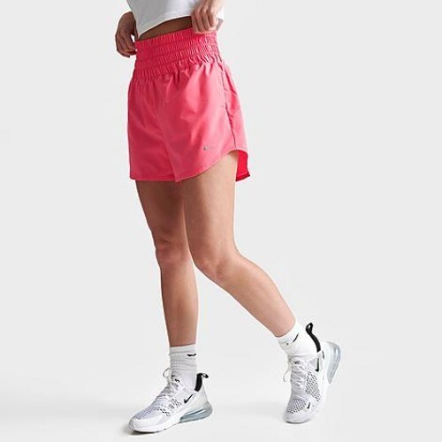 Nike One Dri-FIT Damenshorts ultrahoch tailliert Small koralle - Bild 1 von 1