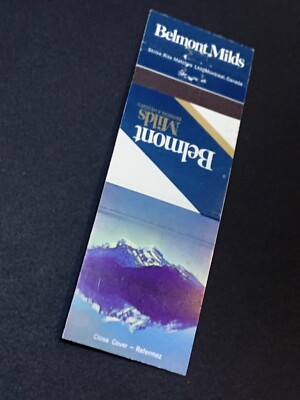 Vintage Matchbook “Belmont Mild Cigarettes”