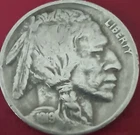 1919 Philadelphia Mint Buffalo Nickel, Full Date, Partial Horn, 100 +Years old