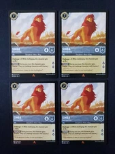 #189 Simba - Returned King x4 - Disney Lorcana The First Chapter