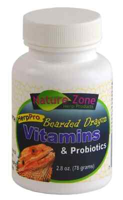 Nature Zone Bearded Dragon Vitamins & Probiotics Supplement 2.8oz