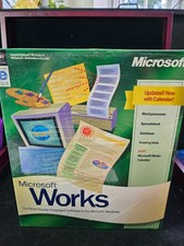 Microsoft Works Version 4.5: CIB w/Product Ke...