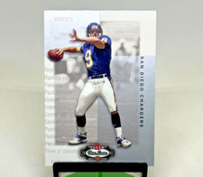 2002 Fleer Box Score NFL 32 Drew Brees San Diego Chargers