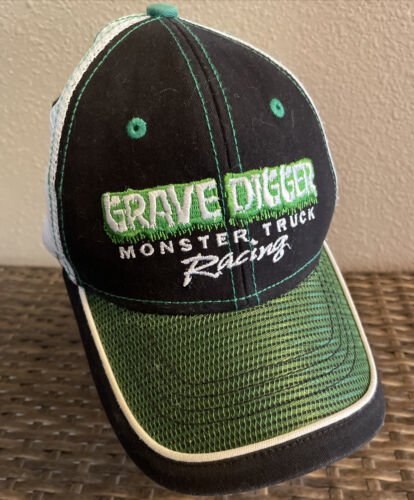 Monster Jam Grave Digger Monster Truck Racing Mesh Hat Ball Cap