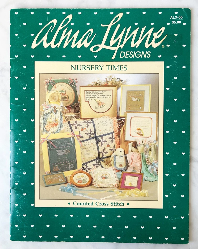 Nursery Times Alma Lynne Designs Counted Cross Stitch Baby Quilt Samplers + - Image 2 of 4