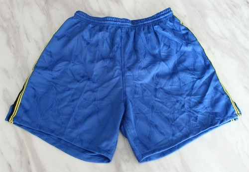 Vintage Puma Vintage Blue Mens Short Football Run Retro Racing 90s Nylon Rare M - Picture 7 of 7