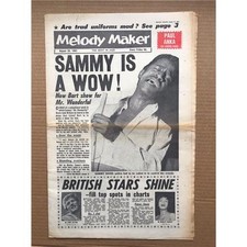 SAMMY DAVIS MELODY MAKER MAGAZIN 26. AUGUST 1...