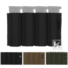 KRYDEX Quad Elastic Insert Pouch fit 1911 Pistol Magazines for Micro Chest Rig