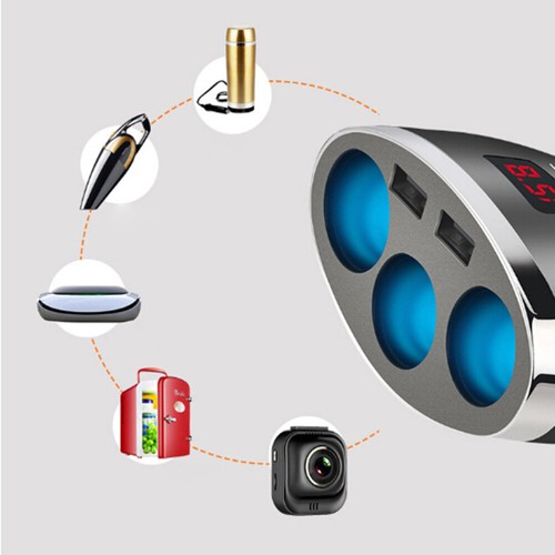 Vehicle Electronics Powered Devices 12v Lighter Socket Outlet Adapter - 第 2/12 張圖片