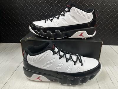 NIKE ☆ Air Jordan 9 Low Golf ‘White Black True Red’ Buy Air Jordan 9 Low Golf 'White Black True Red' - FJ5934