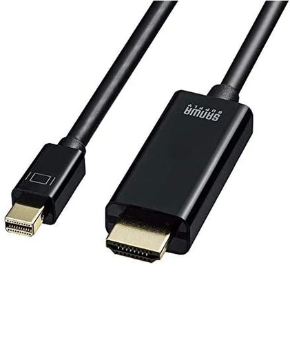 SANWA SUPPLY Mini DisplayPort-HDMI conversion cable HDR compatible 1m KC-MDPHDRA - Picture 2 of 3