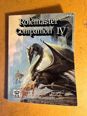 ROLEMASTER JEU DE rôle - Companion IV - VO EUR 24,00 - FR