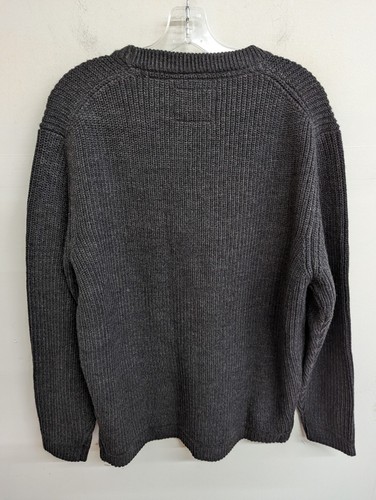 Heritage Weatherproof Men's Sweater Crew Neck Knit Sweater Charcoal Grey Size XL - Picture 6 of 6
