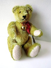 Teddy Bär HAIDA „der kleine originale Sonneberg-Bear“ MOHAIR blond 27cm Glocke
